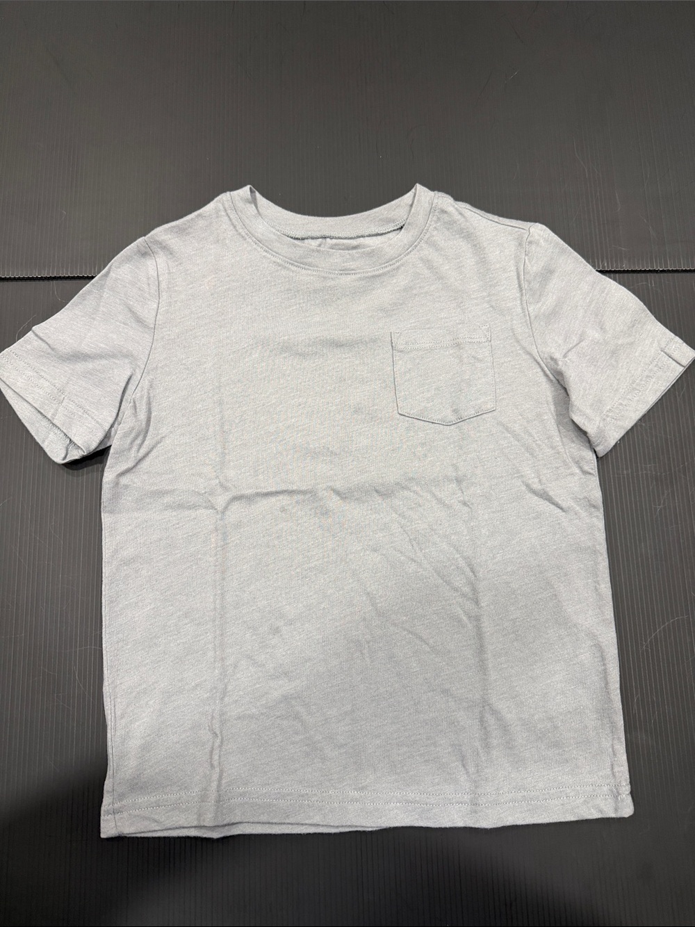 Boys jumping beans Light Gray Crew Neck Pocket Tee